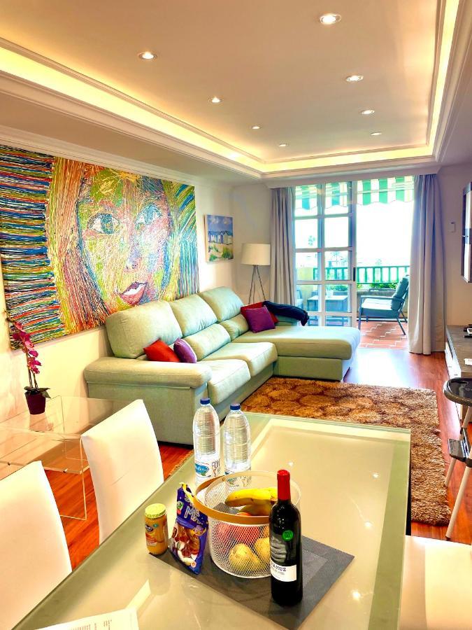Vista Mar Azul Elegante Y Acogedor Apartment Santa Ursula  Bagian luar foto
